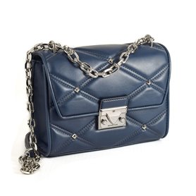 Sac-à-main Femme Michael Kors 35F2SNRL2U-NAVY Bleu 19 x 14 x 7 cm