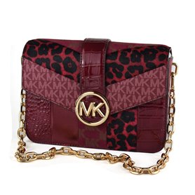 Sac-à-main Femme Michael Kors 35F2GNML2Y-MULBERRY-MLT Rouge 23 x 17 x 5 cm