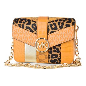 Sac-à-main Femme Michael Kors 35F2GNML2Y-HNY-CMB-MULTI Jaune 22 x 18 x 5 cm