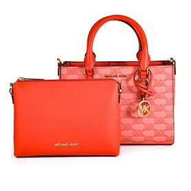 Sac-à-main Femme Michael Kors CHARLOTE Rouge 27 x 16 x 10 cm