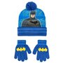 Bonnet et gants Batman Bleu