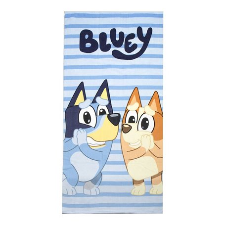 Serviette de plage Bluey Bleu clair 70 x 140 cm