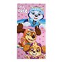 Serviette de plage The Paw Patrol Rose clair 70 x 140 cm