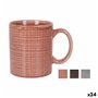 Tasse La Mediterránea Reassure 380 ml Céramique Rectangulaire (24 Unités)