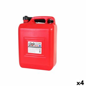 Réservoir de carburant avec entonnoir Continental Self Rouge 10 L (4 Unités)