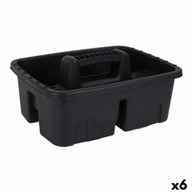 Boîte à outils Dem Brico Plateau Noir 38,5 x 29,5, x 17 cm (6 Unités)