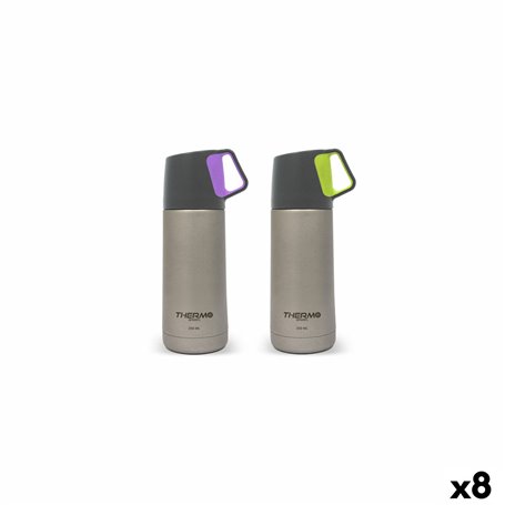 Thermos de Voyage ThermoSport Acier inoxydable Tasse 350 ml (8 Unités)