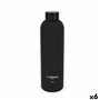 Bouteille Thermique ThermoSport Soft Touch Noir 750 ml (6 Unités)