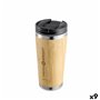 Tasse Thermos avec Couvercle ThermoSport Bambou 450 ml (9 Unités)