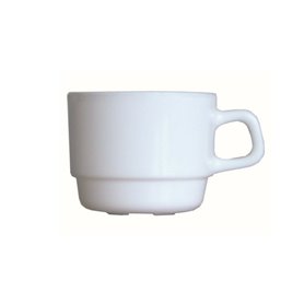Lot de tasses Arcoroc Restaurant Blanc verre 190 ml Infusion 12 Unités