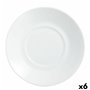 Assiette Luminarc Apilable Blanc verre Ø 14 cm (6 Unités) (Pack 6x)