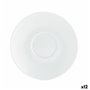 Assiette Quid Basic Café Céramique Blanc (12,5 cm) (Pack 12x)