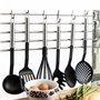 Assiette Quid Habitat Noir Acier Plastique 35 x 7 x 5 cm (12 Unités)