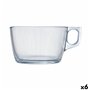 Tasse Luminarc Stripy Grand Transparent verre (500 ml) (6 Unités)