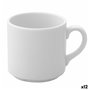 Tasse Ariane Prime Café Blanc Céramique 200 ml (12 Unités)