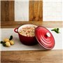 Casserole avec Couvercle Bidasoa Fierro Rouge Ø 24 cm 3,7 L (2 Unités)
