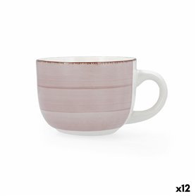 Tasse Quid Vita Morning Céramique Rose (470 ml) (12 Unités)
