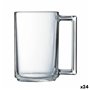 Tasse Luminarc À La Bonne Heure Transparent Petit-déjeuner verre (250 ml) (24 Unités)