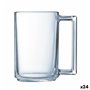 Tasse Luminarc à La Bonne Heure Transparent Petit-déjeuner verre 320 ml (24 Unités)