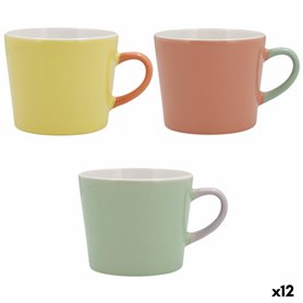 Tasse Quid Vitamina Céramique Bicolore 350 ml (12 Unités)