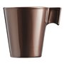 Tasse mug Luminarc Flashy Marron 80 ml verre (24 Unités)