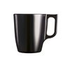 Tasse mug Luminarc Flashy Noir 250 ml verre (6 Unités)