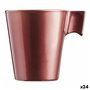 Tasse mug Luminarc Flashy Rouge 80 ml verre (24 Unités)