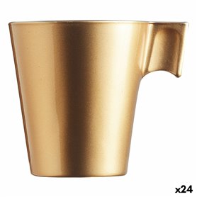 Tasse Luminarc Flashy Doré 80 ml verre