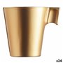 Tasse Luminarc Flashy Doré 80 ml verre