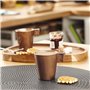 Tasse mug Luminarc Flashy Marron Clair 80 ml verre (24 Unités)