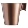 Tasse mug Luminarc Flashy Marron Clair 80 ml verre (24 Unités)