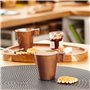 Tasse mug Luminarc Flashy Marron Clair 80 ml verre (24 Unités)