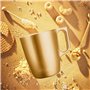 Tasse mug Luminarc Flashy Doré verre 250 ml (6 Unités)