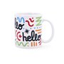 Tasse Quid Hello Bandes dessinées Multicouleur Céramique 330 ml (12 Unités)