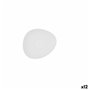 Assiette Bidasoa Fosil Blanc Céramique Alumine 13,3 x 11,6 x 1,7 cm Café (12 Unités)