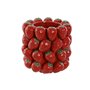 Vase Home ESPRIT Rouge Céramique Grès Fraises Tropical 23 x 23 x 34 cm