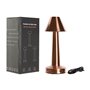 Lampe de bureau Home ESPRIT Cuivre Doré Argenté Métal (3 Unités)