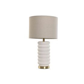 Lampe de bureau Home ESPRIT Beige Doré