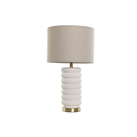 Lampe de bureau Home ESPRIT Beige Doré