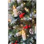 Guirlande de Noël Home ESPRIT Blanc PVC Cerf de Noël