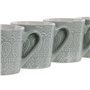 Ensemble de 4 mugs Home ESPRIT Vert Grès 360 ml 9,5 x 13 x 9,2 cm Mandala