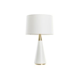 Lampe de bureau Home ESPRIT Blanc Doré 50 W 220 V