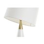 Lampe de bureau Home ESPRIT Blanc Doré 50 W 220 V