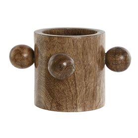 Vase Home ESPRIT Marron Bois de manguier