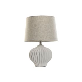 Lampe de bureau Home ESPRIT Blanc Beige 50 W 220 V