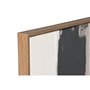 Cadre Home ESPRIT Marron Noir Abstrait Urbaine 100 x 4 x 140 cm (2 Unités)