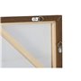 Cadre Home ESPRIT Blanc Marron Noir Abstrait Urbaine 90 x 4 x 120 cm (2 Unités)