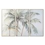 Cadre Home ESPRIT Vert Palmiers Tropical 180 x 4 x 120 cm (3 Pièces)