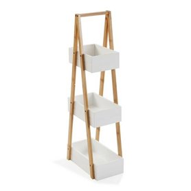 Etagère de salle de bains Versa Bambou Bois MDF Bois MDF/Bambou (18 x 81 x 30 cm)