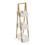 Etagère de salle de bains Versa Bambou Bois MDF Bois MDF/Bambou (18 x 81 x 30 cm)